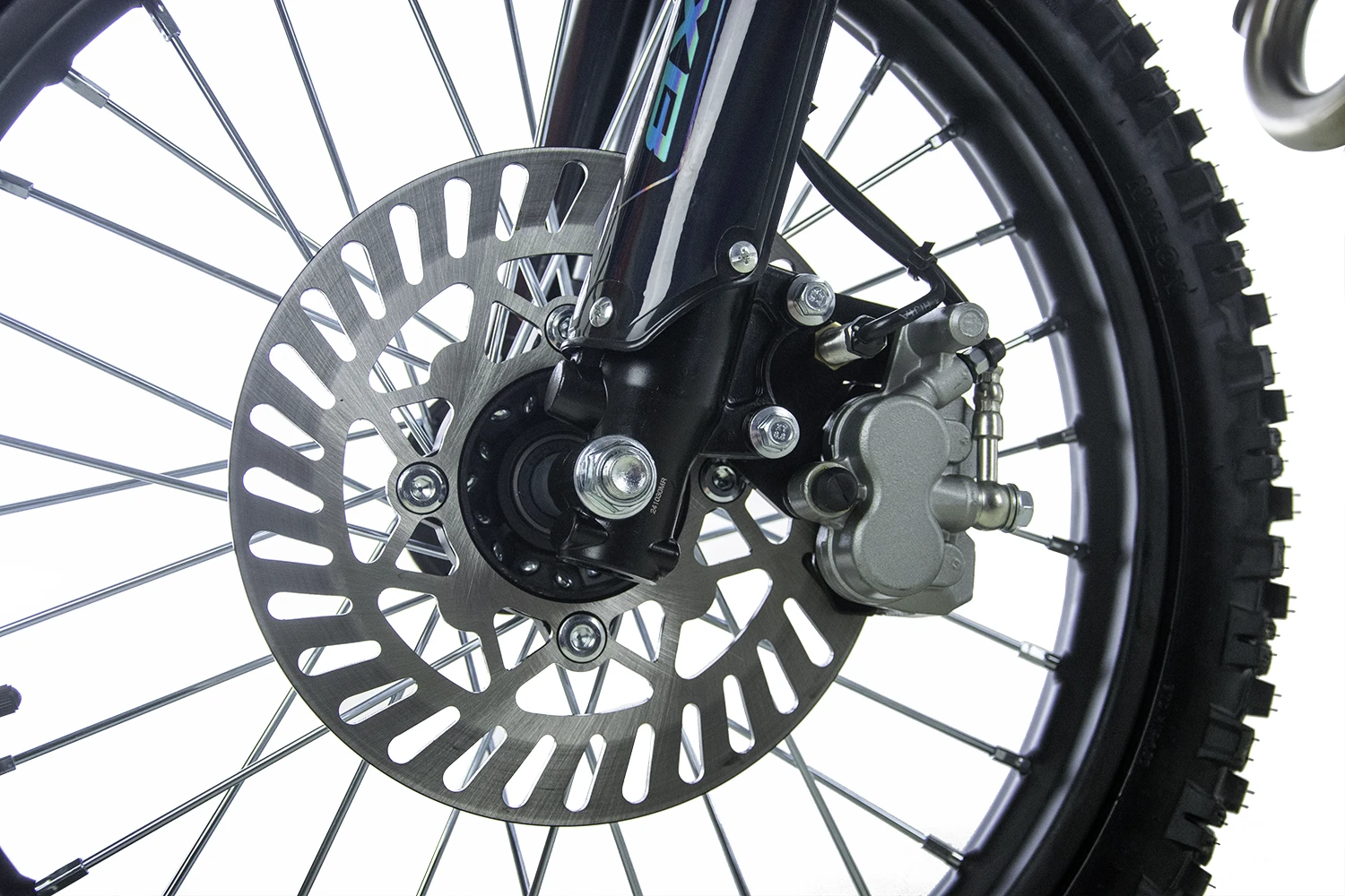 Motocicleta Enduro/Cross Asix XB47 125cc, 4T, roti 17"/14", 4 viteze, pornire electromotor, culoare negru/albastru [23]