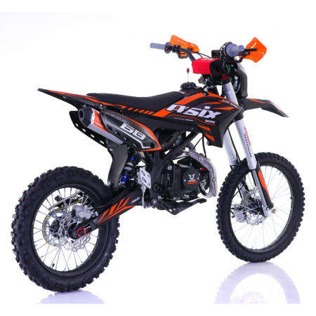 Motocicleta Enduro/Cross Asix XB68, 125cc, 4T, roti 19"/16", pornire electromotor, culoare negru/portocaliu [1]