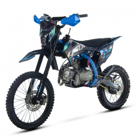 Motocicleta Enduro/Cross Asix XB67 125cc, 4T, roti 19"/16", 4 viteze, pornire electromotor, negru/albastru [1]