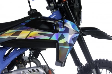 Motocicleta Enduro/Cross Asix XB67 125cc, 4T, roti 19"/16", 4 viteze, pornire electromotor, negru/albastru [8]