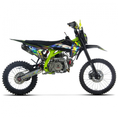 Motocicleta Enduro/Cross Asix XB67 140cc, 4T, roti 19"/16", 4 viteze, pornire electromotor, culoare negru/verde [1]