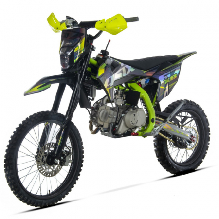Motocicleta Enduro/Cross Asix XB67 140cc, 4T, roti 19"/16", 4 viteze, pornire electromotor, culoare negru/verde [5]