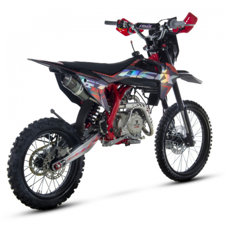 Motocicleta Enduro/Cross Asix XB67 140cc, 4T, roti 19"/16", 4 viteze, pornire electromotor, culoare negru/rosu [2]