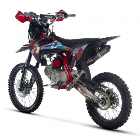 Motocicleta Enduro/Cross Asix XB67 140cc, 4T, roti 19"/16", 4 viteze, pornire electromotor, culoare negru/rosu [3]