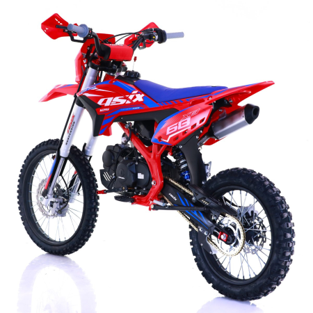 Motocicleta Enduro/Cross Asix XB68, 125cc, 4T, roti 19"/16", pornire electromotor, culoare rosu/albastru [3]