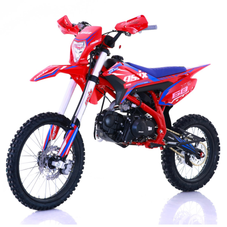 Motocicleta Enduro/Cross Asix XB68, 125cc, 4T, roti 19"/16", pornire electromotor, culoare rosu/albastru [5]