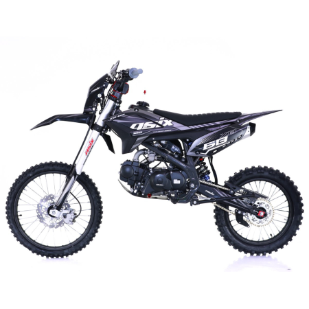 Motocicleta Enduro/Cross Asix XB68, 125cc, 4T, roti 19"/16", pornire electromotor, culoare negru/gri [4]