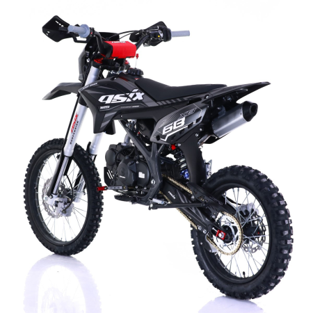 Motocicleta Enduro/Cross Asix XB68, 125cc, 4T, roti 19"/16", pornire electromotor, culoare negru/gri [3]