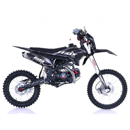 Motocicleta Enduro/Cross Asix XB68, 125cc, 4T, roti 19"/16", pornire electromotor, culoare negru/gri [1]