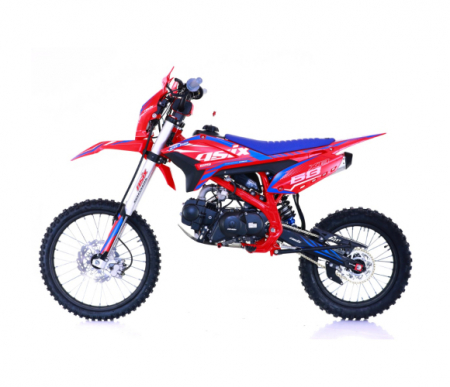 Motocicleta Enduro/Cross Asix XB68, 140cc, 4T, roti 19"/16", pornire  electromotor, culoare rosu/albastru [3]