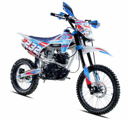 Motocicleta Enduro/Cross Barton BXF 150cc, 4T, roti 19"/16", culoare rosu/albastru, model 2025 [1]