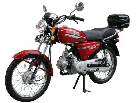 Motociclete & ATV - Motocicleta Ranger Classic 50cc, top case inclus, culoare rosu
