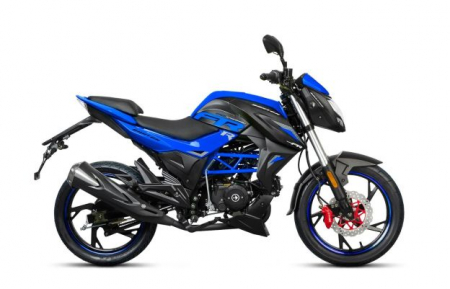 Motociclete & ATV - Motociclu Barton FR50cc, culoare negru/albastru