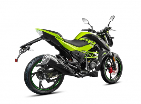 Motociclu Barton FR50cc, culoare negru/verde [2]