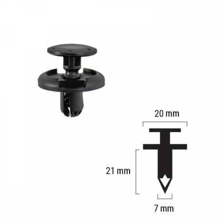 Suspensie Cadru - Nit plastic, Suzuki 9447935F00, RMS, 1 bucata