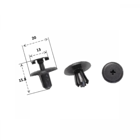Suspensie Cadru - Nit plastic, Yamaha 902690707600, RMS, 1 bucata