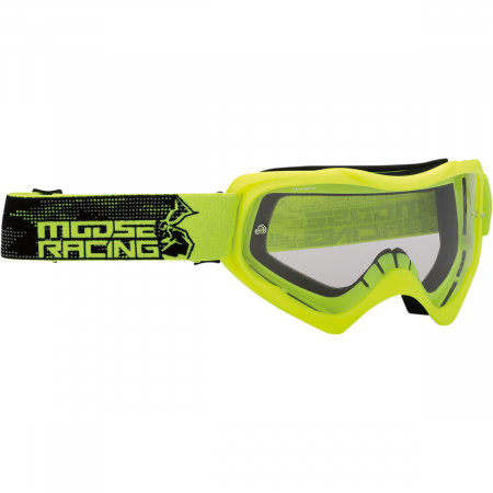 Ochelari - Ochelari atv/cross Moose Racing Qualifier Agroid culoare Negru/Verde