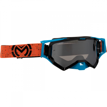 Ochelari - Ochelari atv/cross Moose Racing XCR Pro Star culoare Albastru/Portocaliu