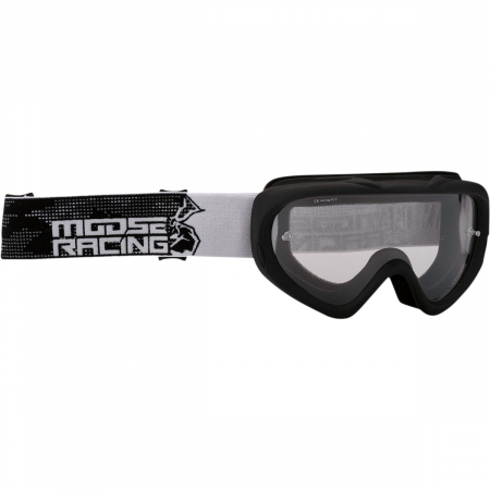 Ochelari - Ochelari copii atv/cross Moose Racing Qualifier culoare Negru/Alb