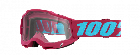Echipament Cross  & ATV - Ochelari cross/atv 100% Accuri 2 Excelsior, lentila clara, culoare rama roz