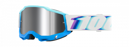 Echipament Cross  & ATV - Ochelari cross/atv 100% Accuri 2 Stamino, lentila clara, culoare rama albastru