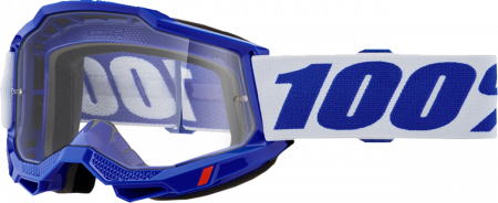 Echipament Cross  & ATV - Ochelari cross/atv 100% Accuri OTG Blue, lentila transparenta, culoare rama albastru