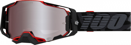 Echipament Cross  & ATV - Ochelari cross/atv 100% Armega RENEN, lentila oglinda, culoare negru/rosu