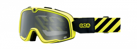 Echipament Cross  & ATV - Ochelari cross/atv 100% Barstow Arsenale, lentila fumurie, culoare rama galben