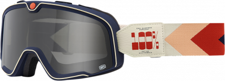 Echipament Cross  & ATV - Ochelari cross/atv 100% Barstow, lentila fumurie, culoare rama bleumarin