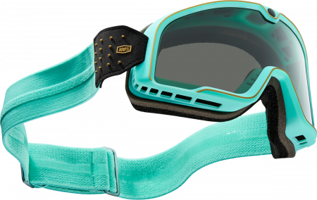 Ochelari cross/atv 100% Barstow, lentila fumurie, culoare rama turcoaz [1]