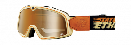 Echipament Cross  & ATV - Ochelari cross/atv 100% Barstow Stat Eths, lentila colorata, culoare rama crem