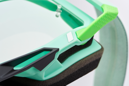 Ochelari cross/atv 100% Racecraft 2 Palomar, lentila oglinda, culoare rama verde menta [7]