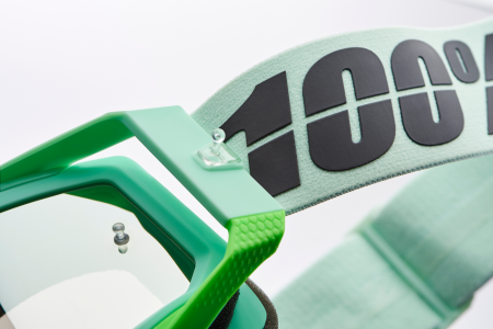 Ochelari cross/atv 100% Racecraft 2 Palomar, lentila oglinda, culoare rama verde menta [5]