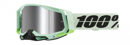 Echipament Cross  & ATV - Ochelari cross/atv 100% Racecraft 2 Palomar, lentila oglinda, culoare rama verde menta