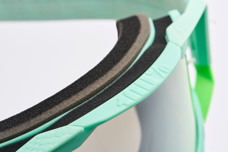 Ochelari cross/atv 100% Racecraft 2 Palomar, lentila oglinda, culoare rama verde menta [4]