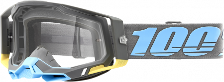 Echipament Cross  & ATV - Ochelari cross/atv 100% Racecraft 2 Trinidad, lentila transparenta, culoare rama negru