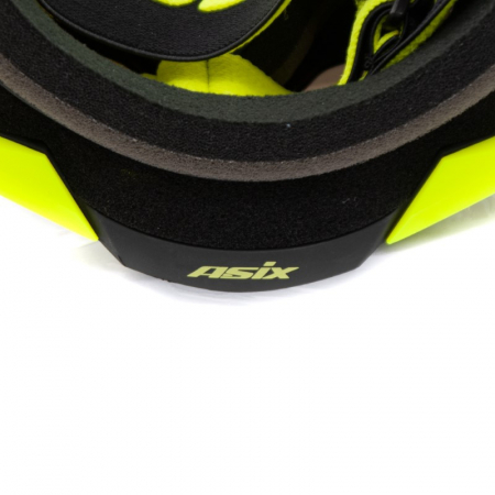Ochelari cross/atv/enduro, Asix AS1, lentila argintie, culoare rama galben fluo/negru mat [6]