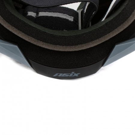 Ochelari cross/atv/enduro, Asix AS1, lentila argintie, culoare rama gri/negru mat [5]