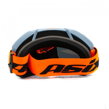 Ochelari cross/atv/enduro, Asix AS2, lentila galbena, culoare rama portocaliu/gri mat [6]