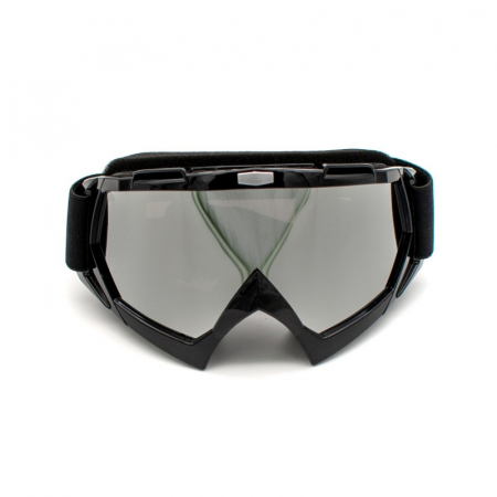 Ochelari cross/atv/enduro, XTR, lentila oglinda, culoare rama negru lucios [2]
