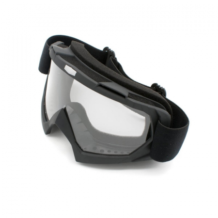 Ochelari cross/atv/enduro, XTR, lentila transparenta, culoare rama negru mat [2]