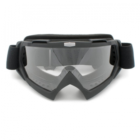 Ochelari cross/atv/enduro, XTR, lentila transparenta, culoare rama negru mat [1]