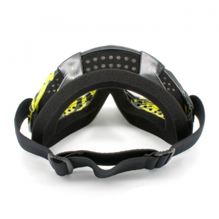 Ochelari cross/atv/enduro, XTR, lentila transparenta, culoare rama negru/galben [1]