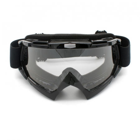 Ochelari cross/atv/enduro, XTR, lentila transparenta, culoare rama negru lucios [2]