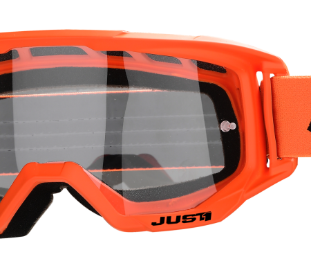 Ochelari cross/atv Just 1 Vitro, lentila transparenta, culoare rama portocaliu [1]