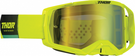Ochelari - Ochelari cross/atv Thor Activate, lentila oglinda, culoare galben fluorescent/negru
