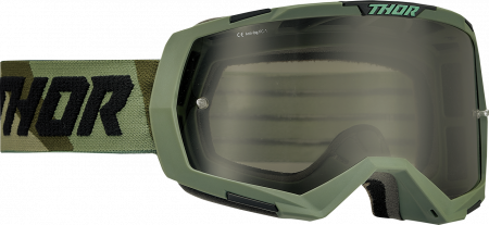 Ochelari - Ochelari cross/atv Thor Regiment, lentila fumurie, culoare camo/negru