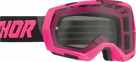 Ochelari - Ochelari cross/atv Thor Regiment, lentila fumurie, culoare roz/negru
