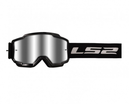 Echipament Cross  & ATV - Ochelari cross/enduro/atv LS2, lentila oglinda, culoare negru