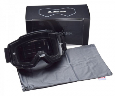 Echipament Cross  & ATV - Ochelari cross/enduro/atv LS2, lentila transparenta, culoare negru